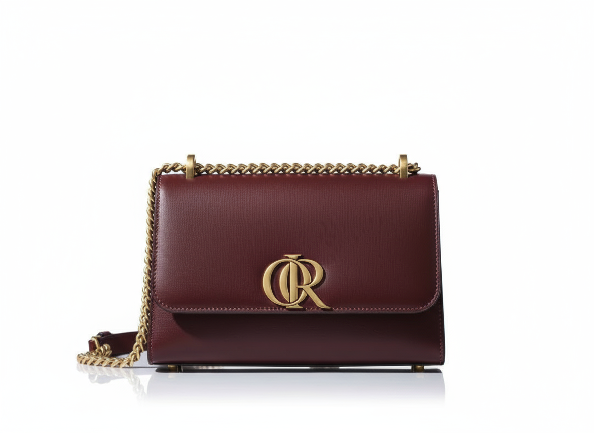 Crimson Royale Handbag